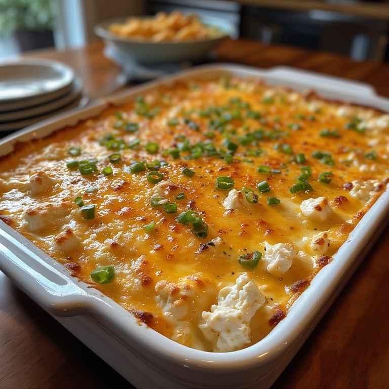 Hot Crab Dip Recipe 4 Close-up of Hot Crab Dip with creamy cheese and crab chunks