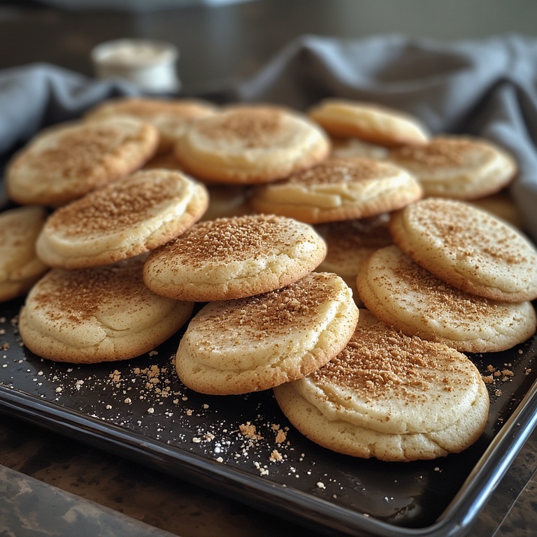 Melt in Your Mouth Eggnog Sugar Cookies Recipe 4 Close-up of Eggnog Sugar Cookies with nutmeg dusting